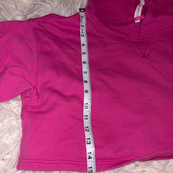 Lululemon All Yours Pink Cropped Hoodie Size 12 Pullover Sweatshirt - Picture 8 of 8
